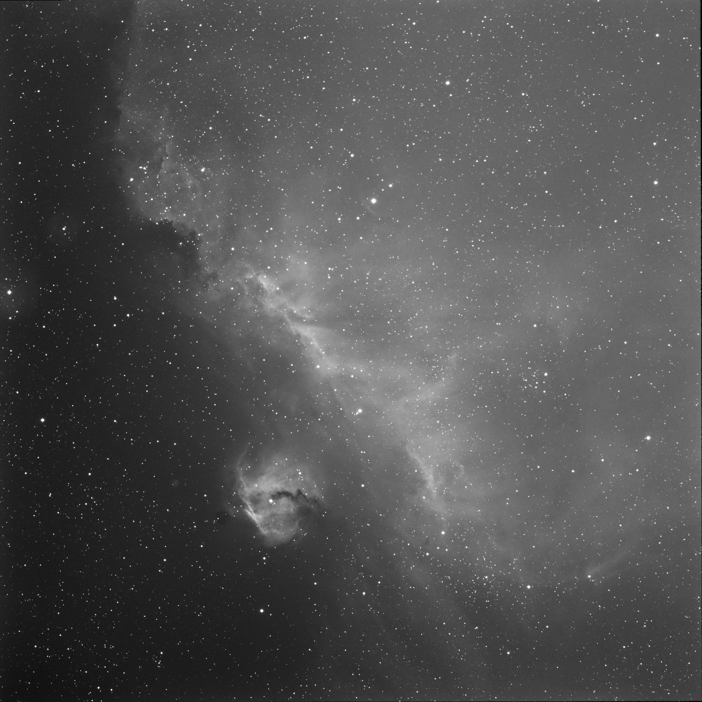 La nébuleuse de la mouette IC 2177